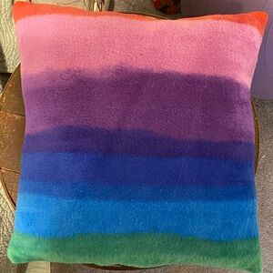 Colorful Gradient Throw Pillow